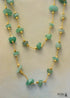 Boho Necklace, Aventurine Lariat Necklace